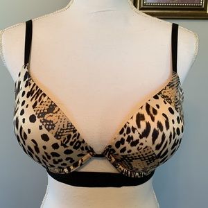 Victoria Secret Sexy Leopard Animal print pushup bra 36D